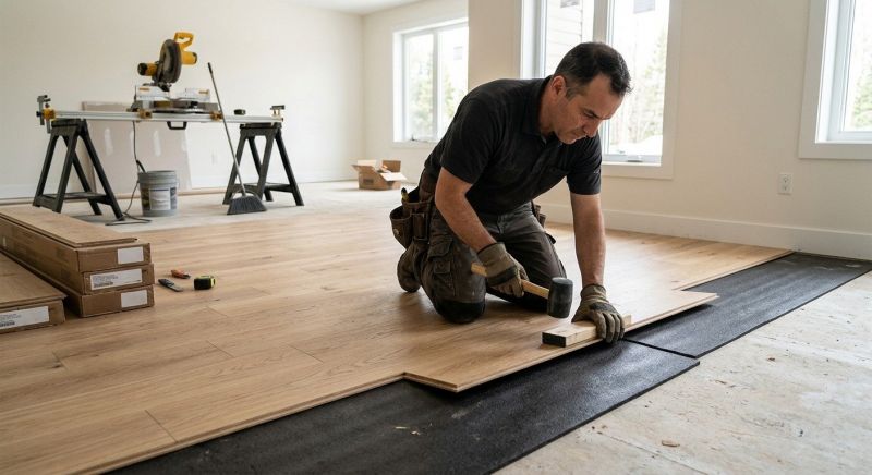 Engineered Wood Installation in South Portland, ME