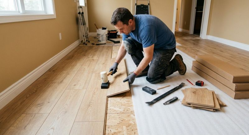 Laminate Floor Installation in Cumberland County, ME
