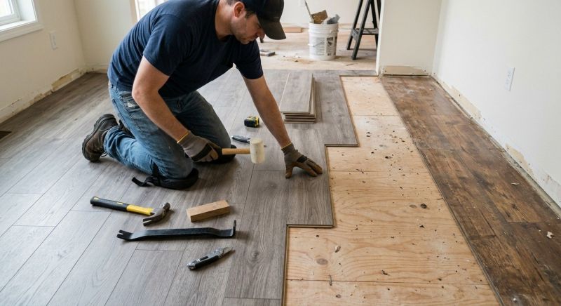Laminate Floor Installation in Cumberland County, ME