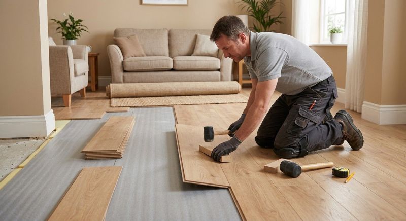 Laminate Floor Installation in Freeport, ME