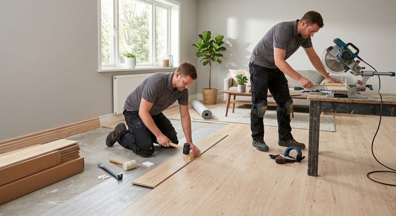 Laminate Floor Installation in Portland, ME