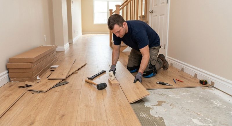 Laminate Floor Installation in Scarborough, ME