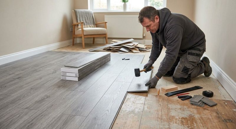 Laminate Floor Replacement in Gorham, ME
