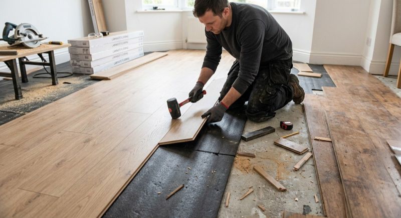 Laminate Floor Replacement in Gorham, ME