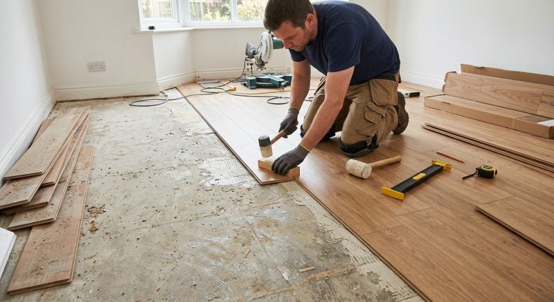 Laminate Floor Replacement in New Gloucester, ME