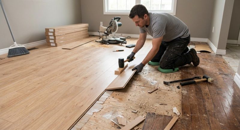 Laminate Floor Replacement in Yarmouth, ME
