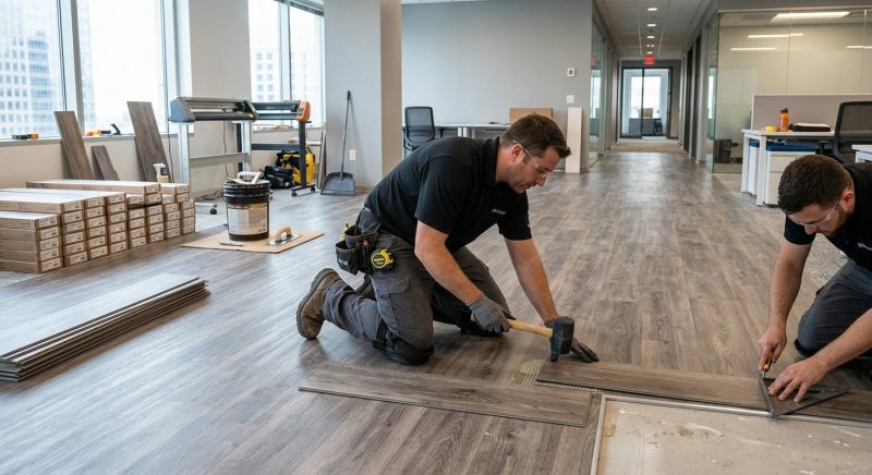 Linoleum Floor Installation in Saco, ME