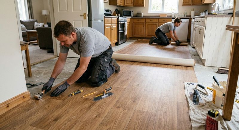 Linoleum Flooring Replacement in South Portland, ME