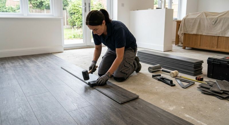 Luxury Vinyl Tile Installation in Waterboro, ME
