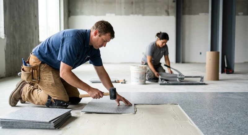 Lvt Flooring Installation in Steep Falls, ME
