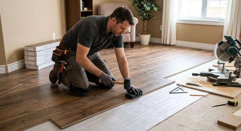 Plank Laminate Installation in South Portland, ME