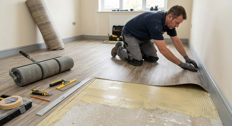 Sheet Flooring Installation in New Gloucester, ME