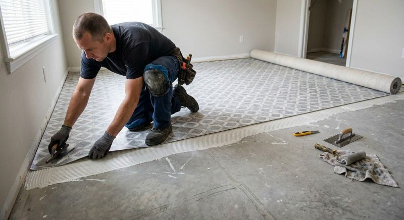 Sheet Flooring Installation in North Yarmouth, ME