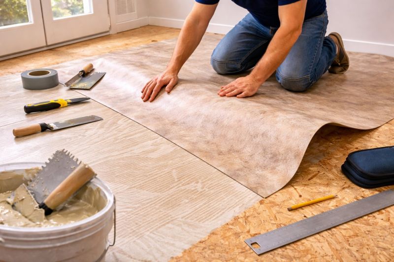 Sheet Vinyl Installation in Cape Elizabeth, ME