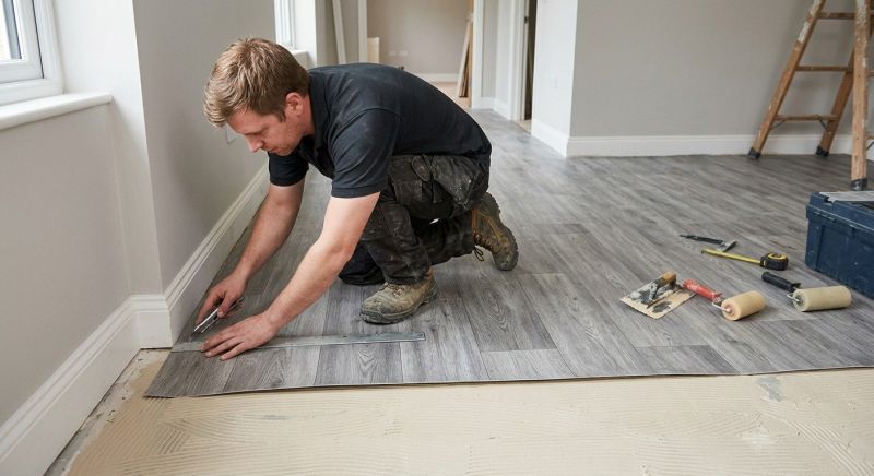 Sheet Vinyl Installation in Kennebunkport, ME