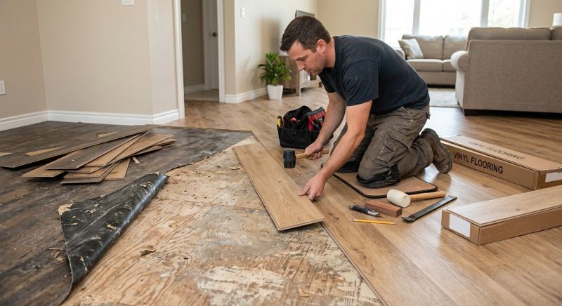 Vinyl Flooring Installation in Cape Elizabeth, ME