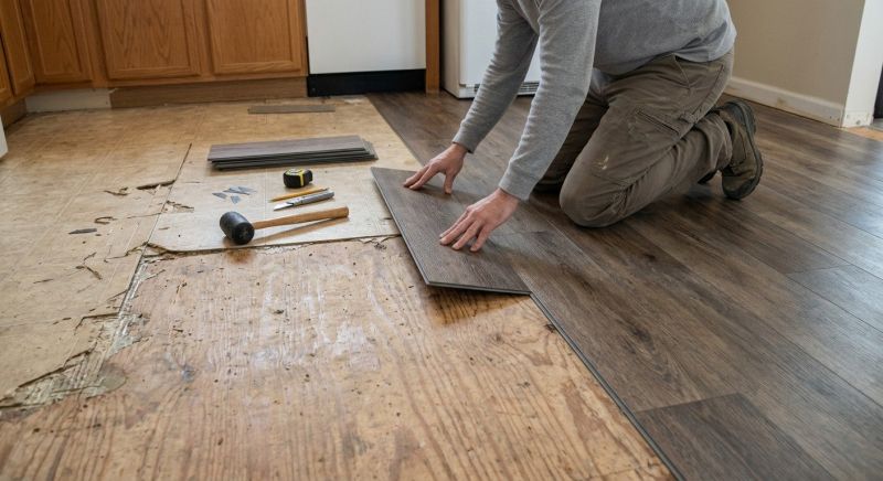 Vinyl Flooring Installation in Limington, ME