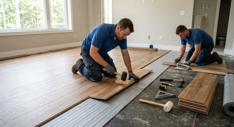 Vinyl Flooring Installation in York County, ME