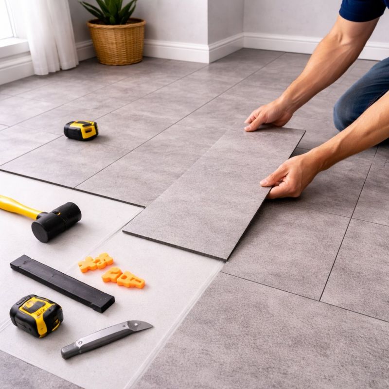 Vinyl Tile Installation in South Portland, ME